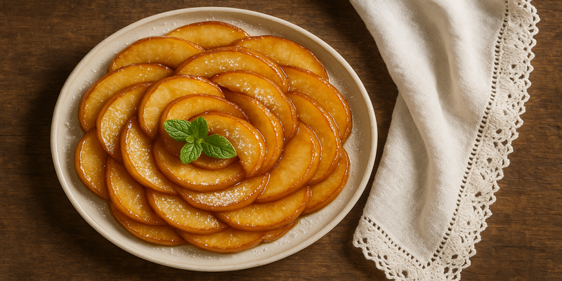 Tarte Tatin Mille Feuille of Apple Without Crust