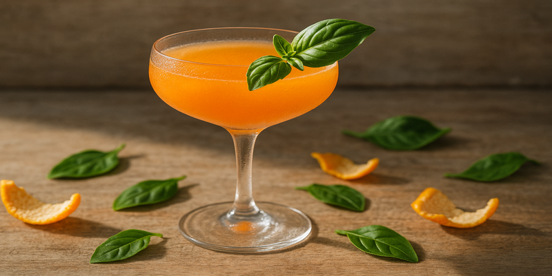 Mandarin and Basil Broth (Recipe by Ferran Adrià: el Bulli)