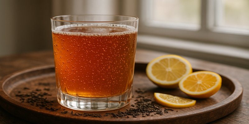 Black tea kombucha