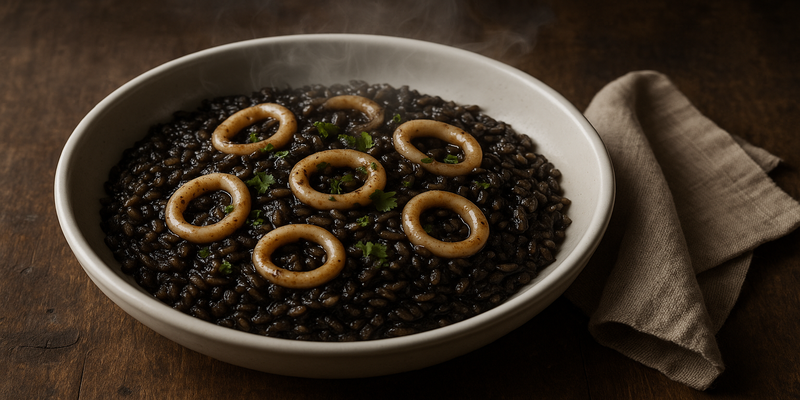 Black Rice with Cuttlefish (recipe by Ferran Adrià from elBulli)