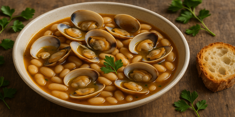Rossellons with Beans