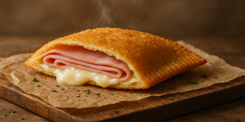 Super-Bikini: ham and cheese pie