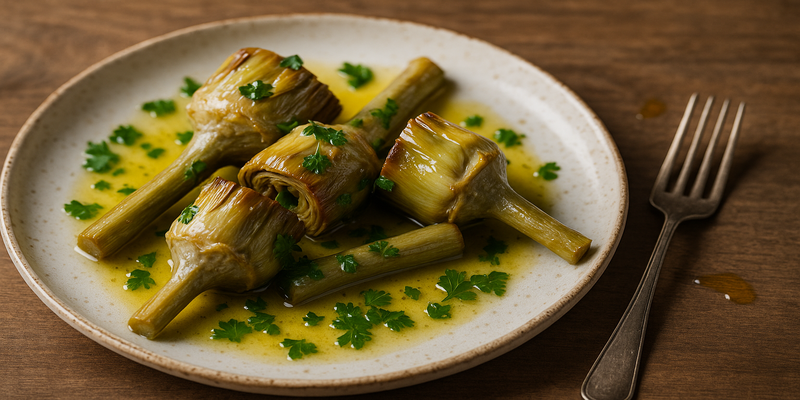 Roman-Style Artichokes Recipe from the Barcelona School for Women