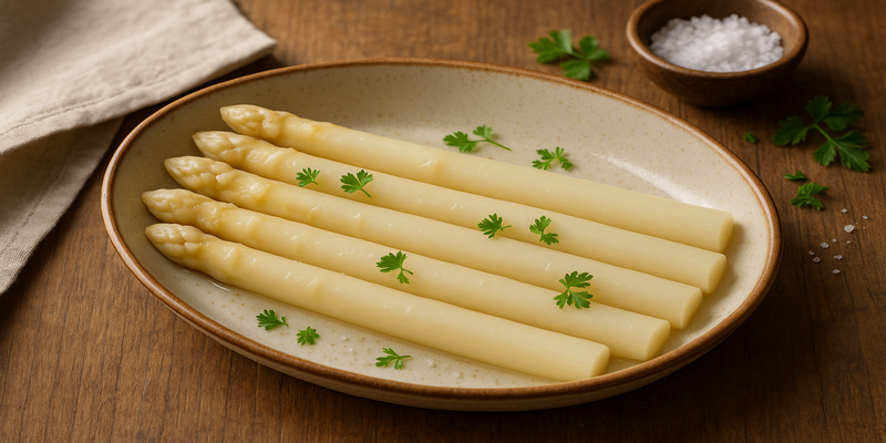 Boiled White Asparagus