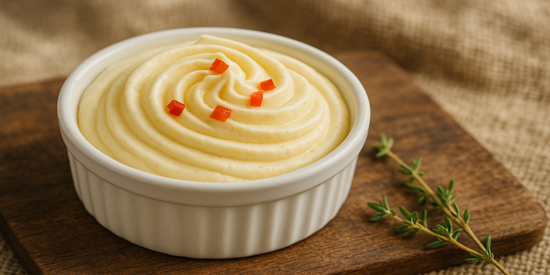 Reblochon cheese Mousse with red pepper