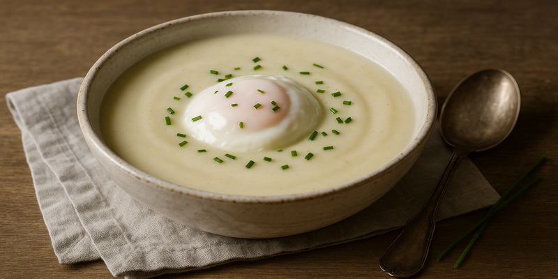 Vichyssoise with Poached Egg