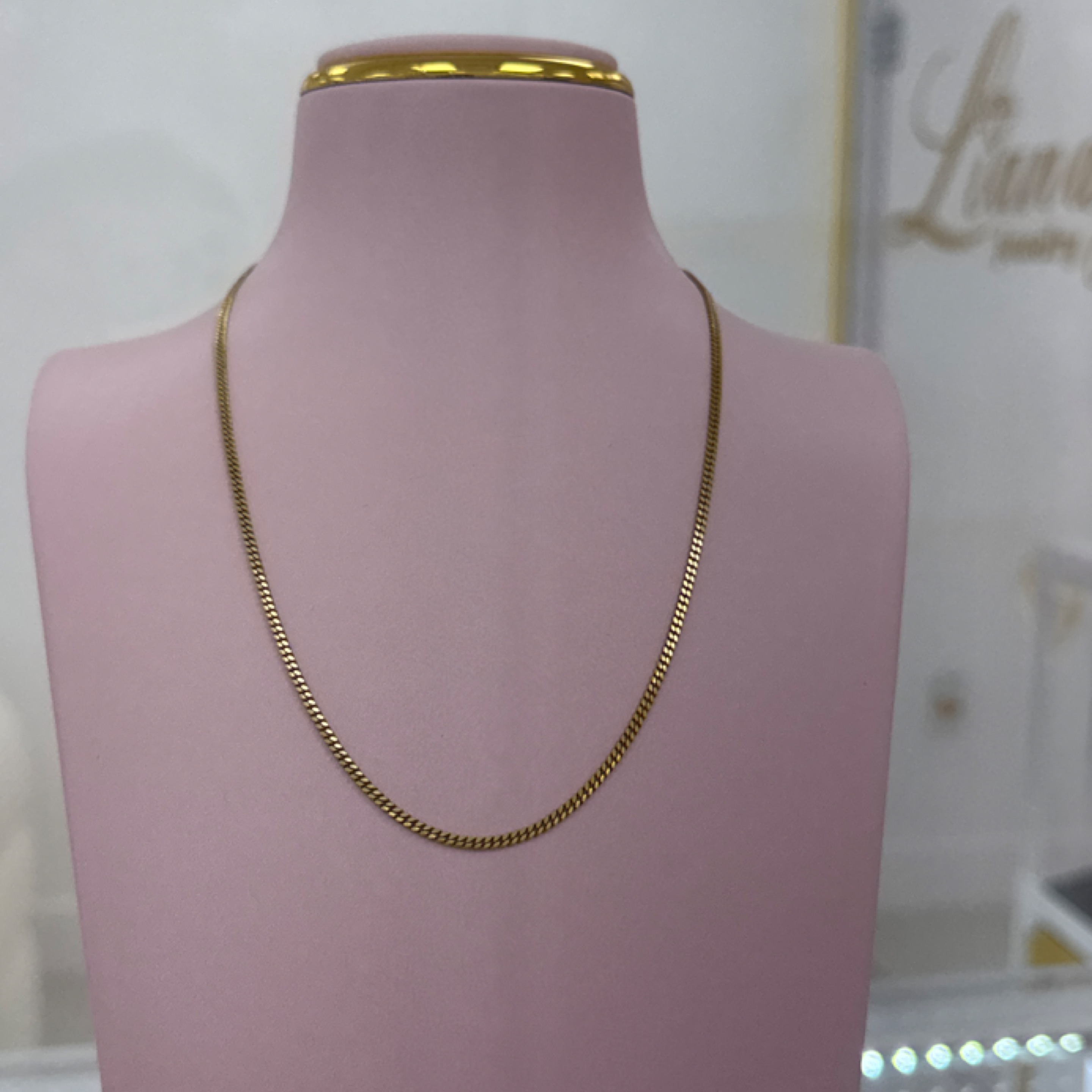 Micro Cuban link chain chain 2mm 14KT