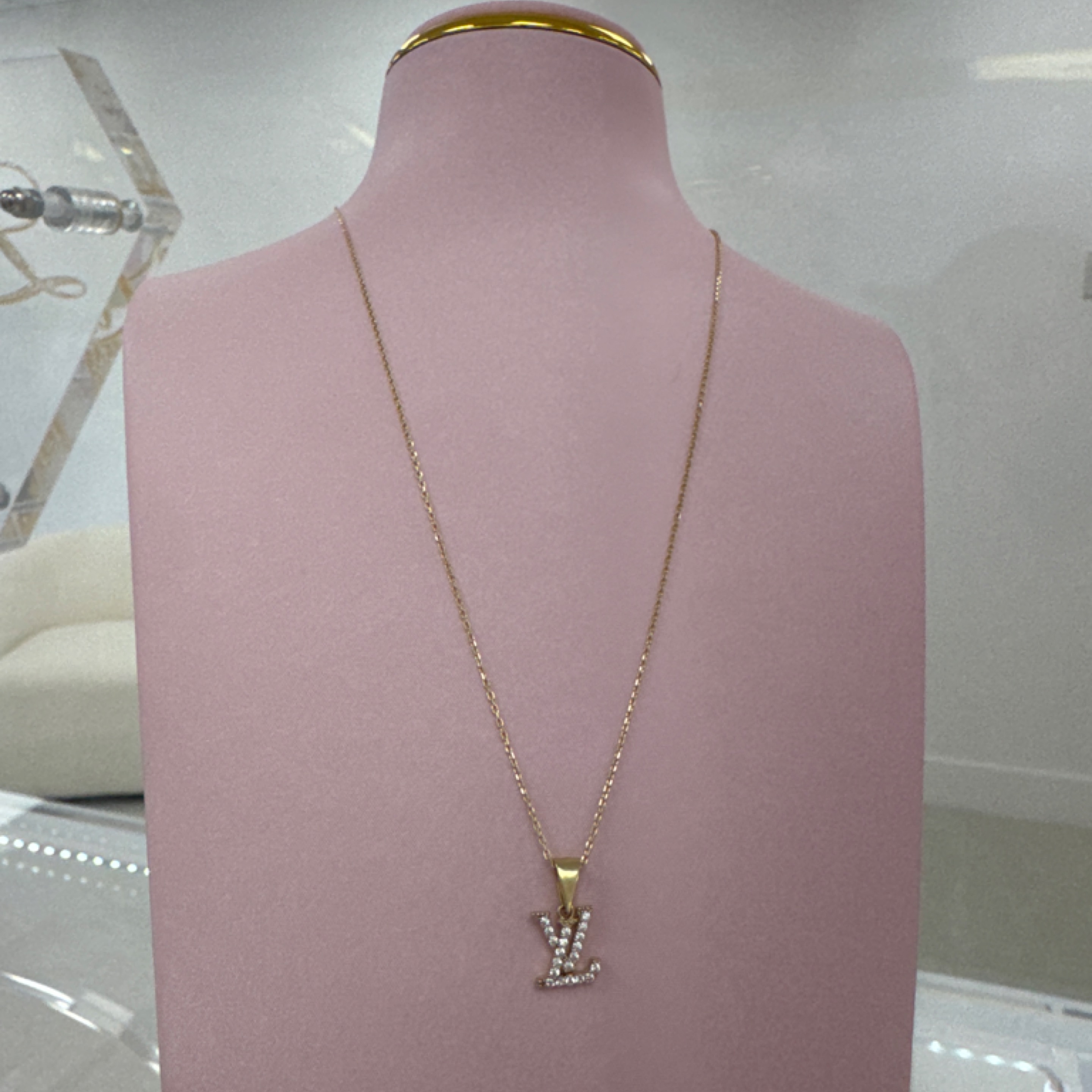 Elegant chain & XL pendant Zc 14KT
