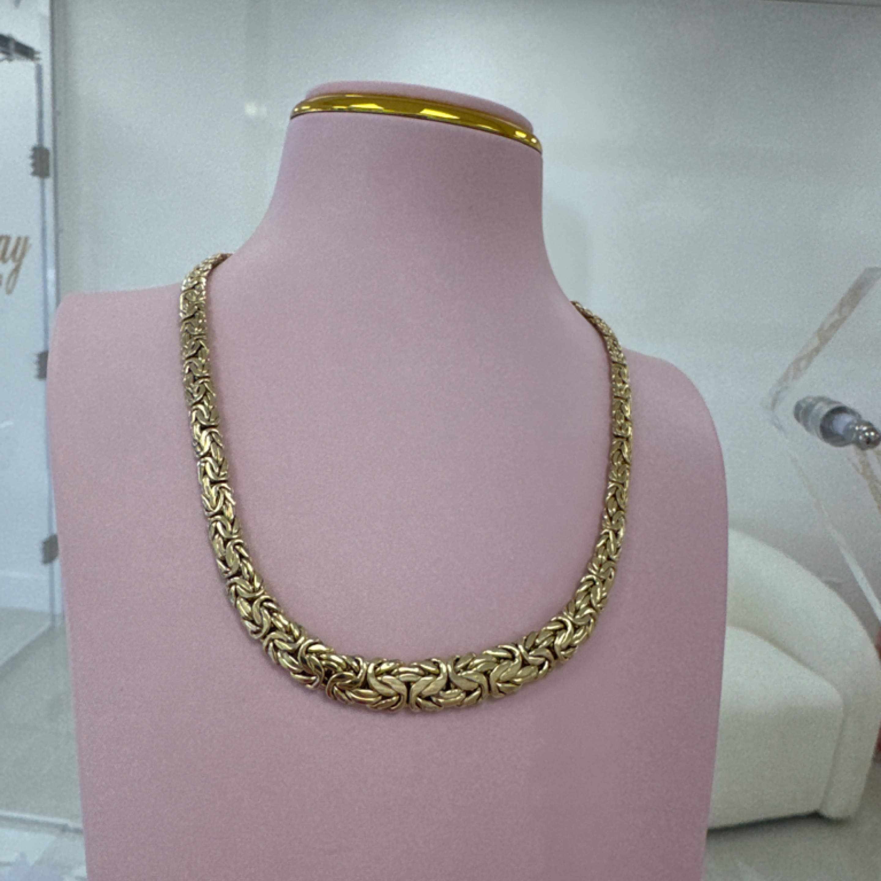 Byzantine Choker 10KT 