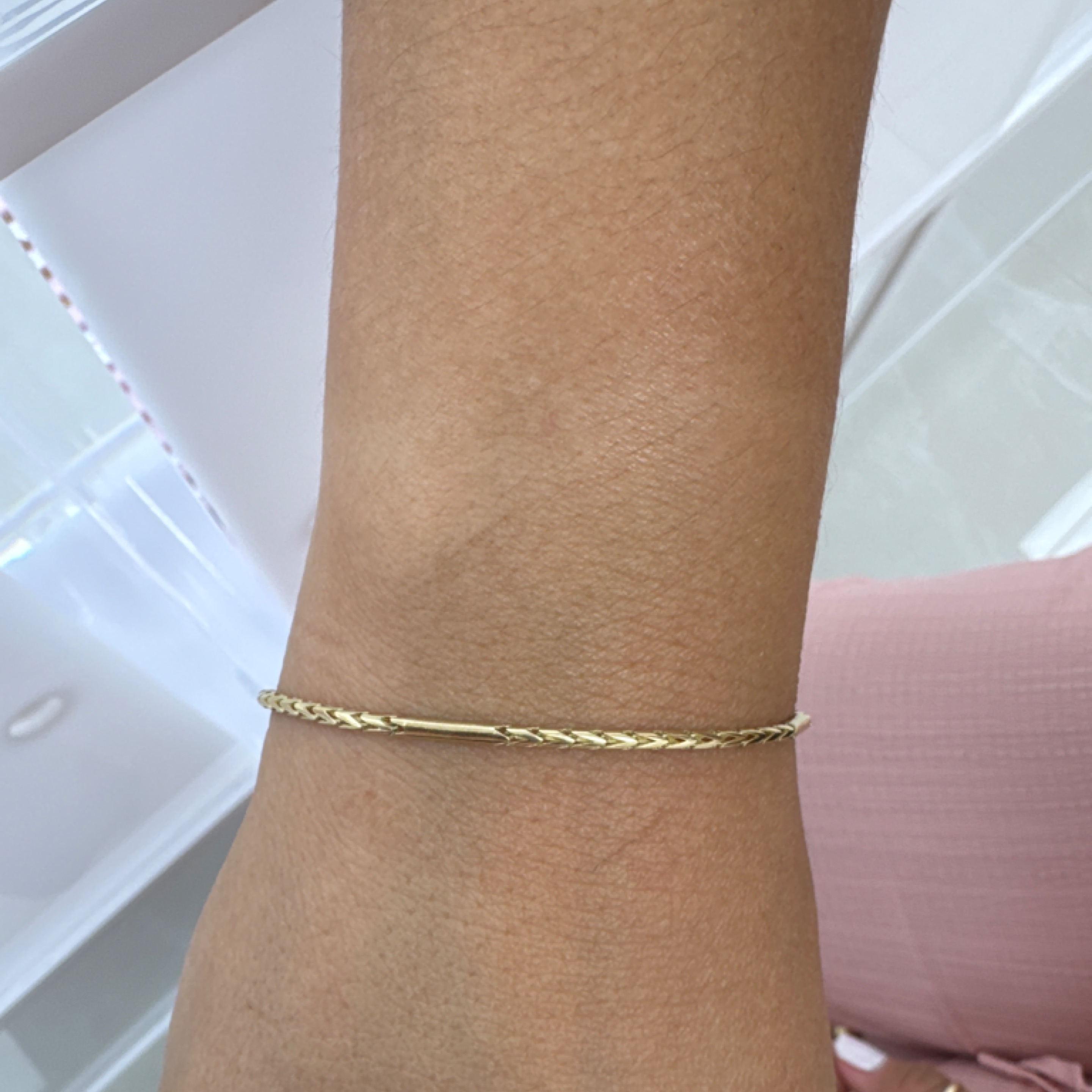 Spike chain with tube 10KT