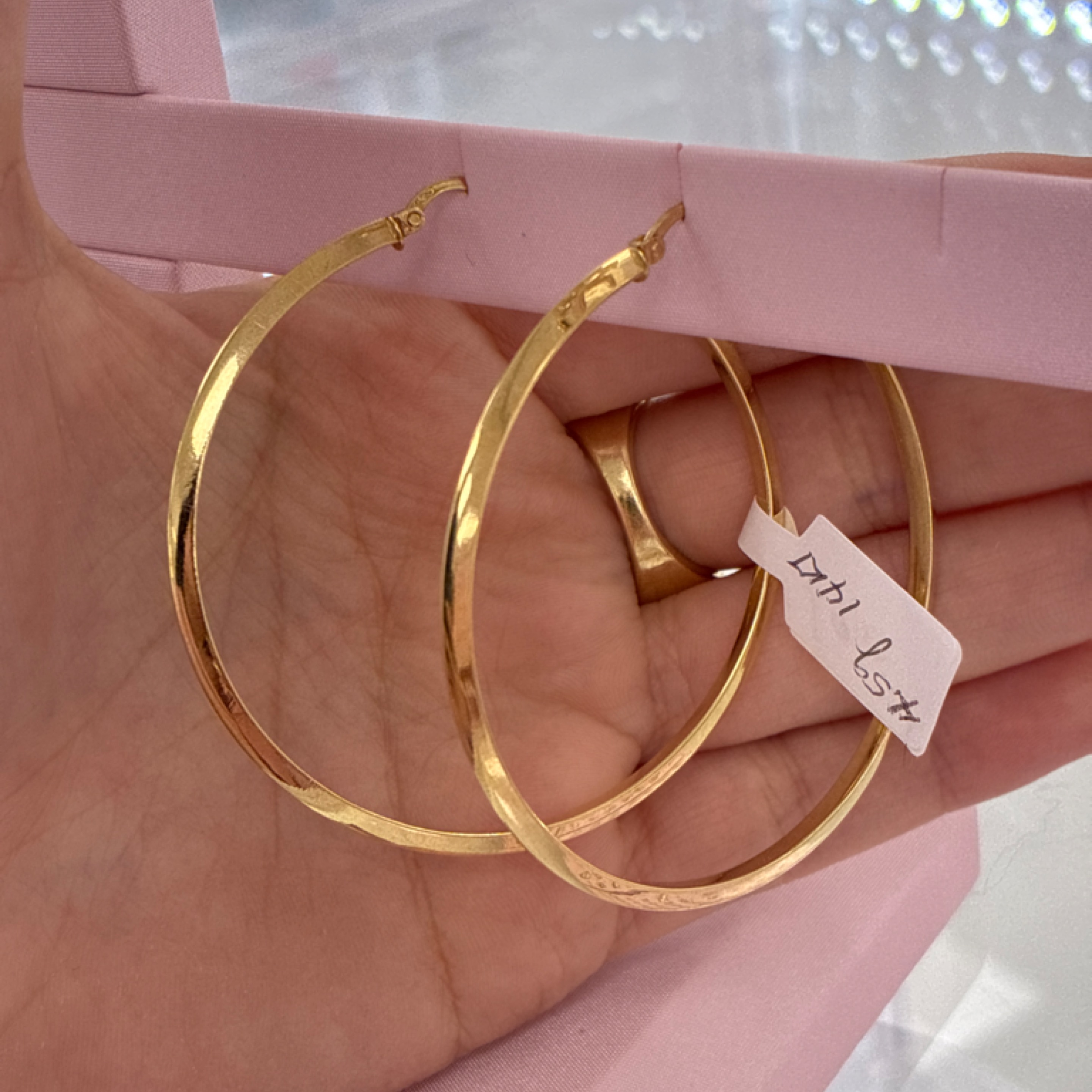 Large plain hoop 14KT