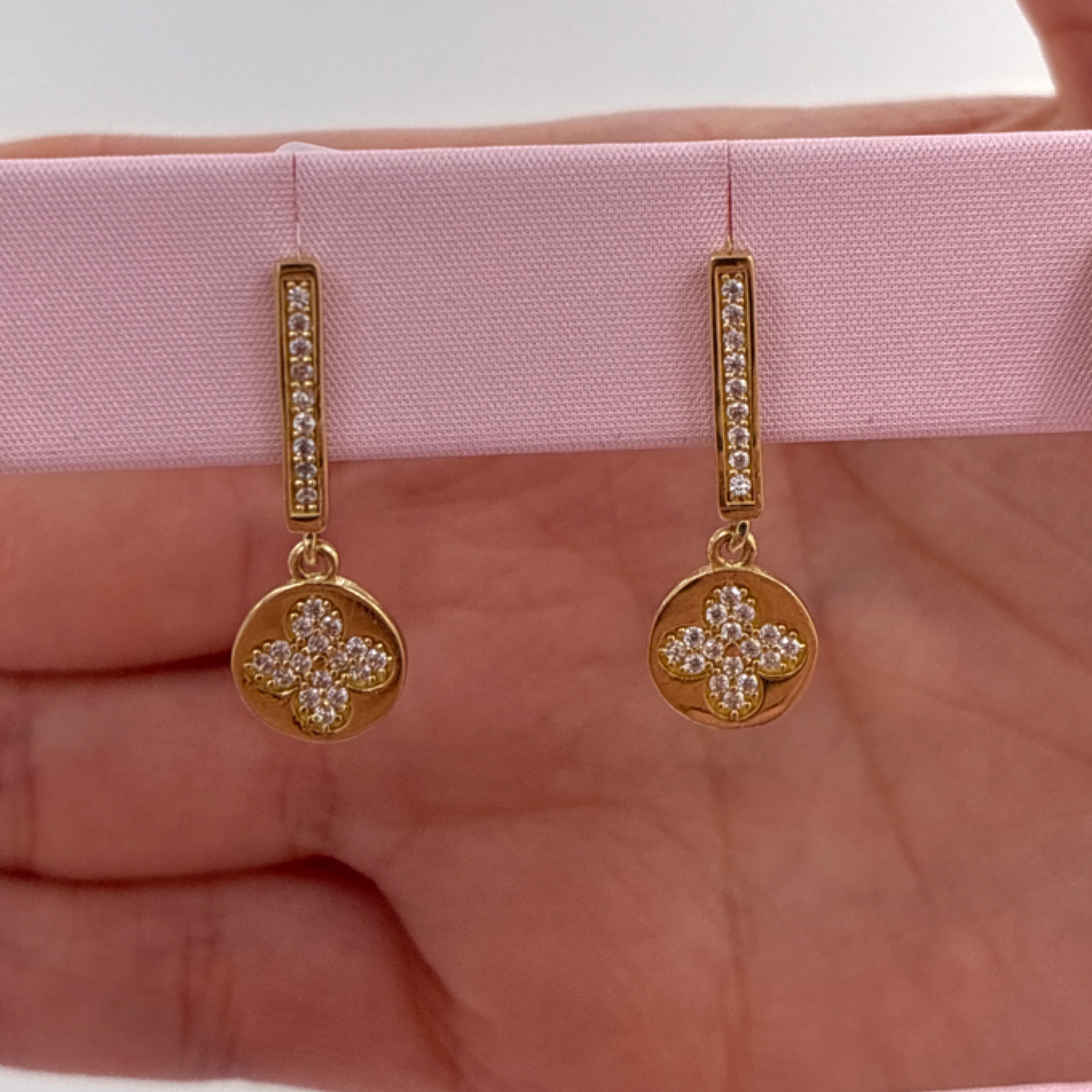 Hoop flower ZC 14KT