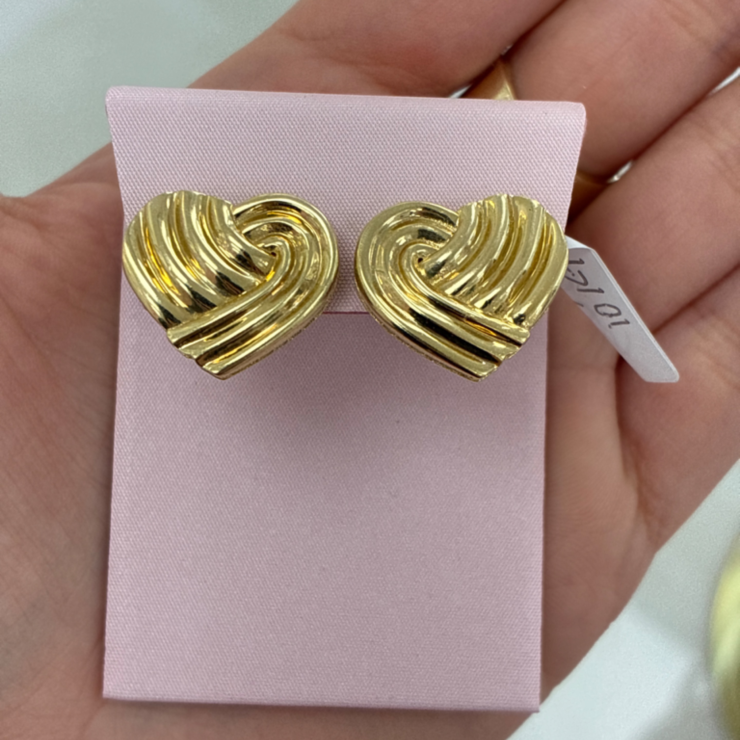  heart earrings 10KT