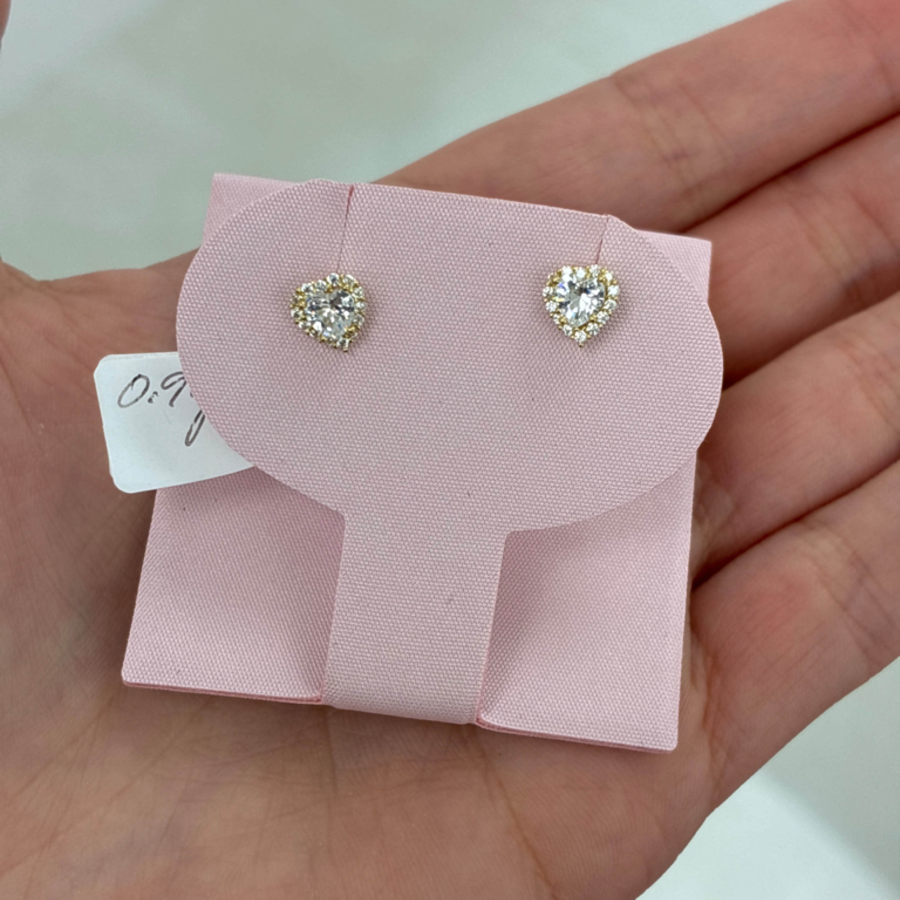 Heart ZC earrings 10KT