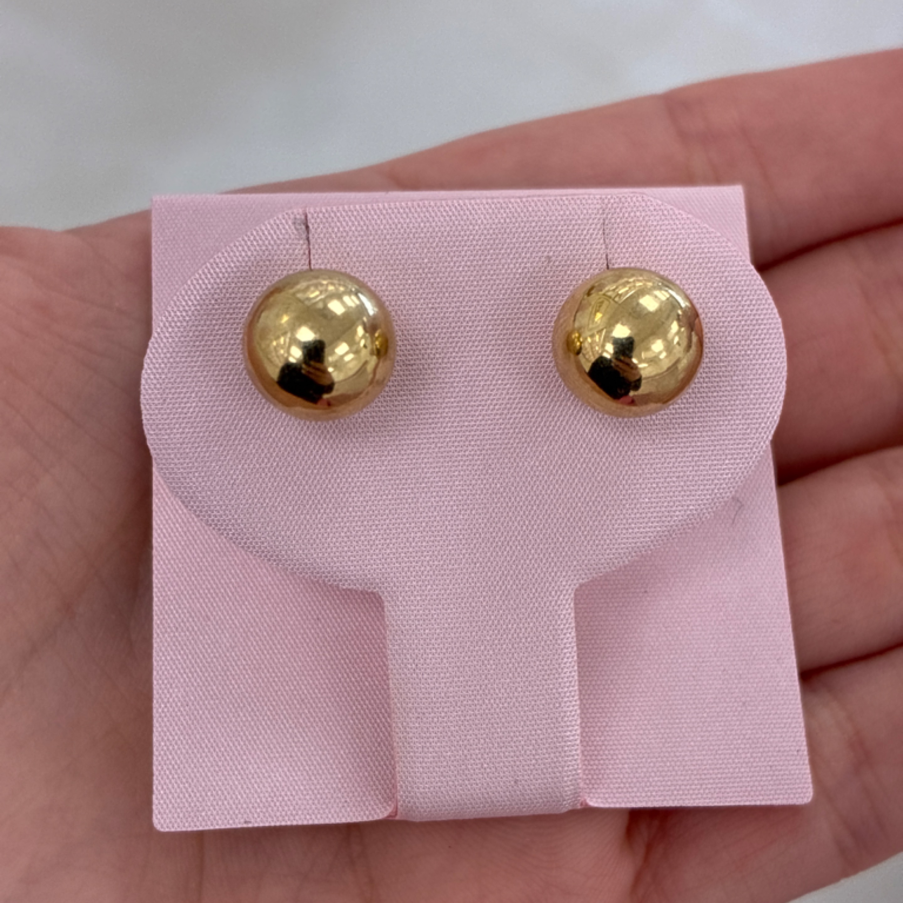 Large Sleeping Earrings 10KT