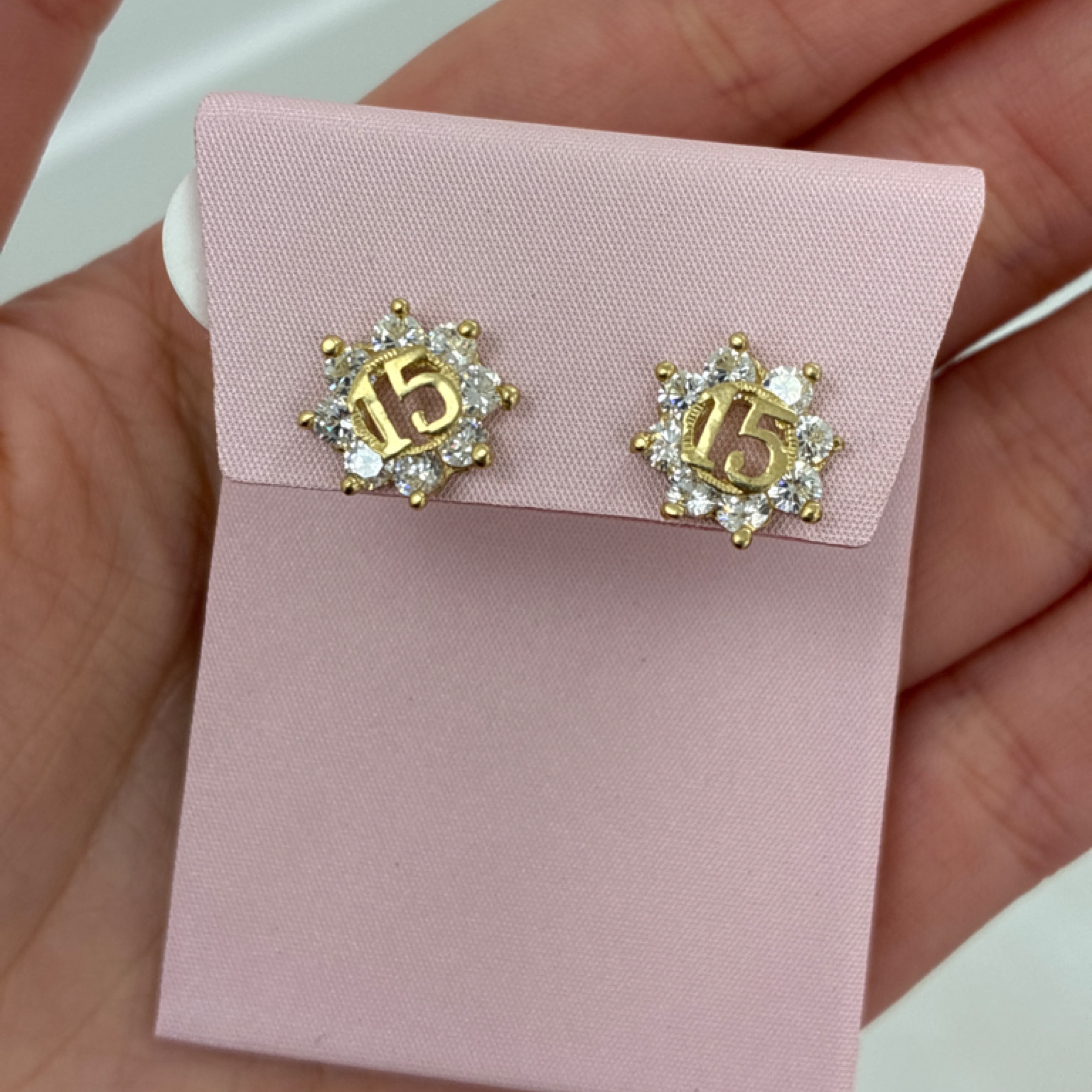 Quinceañera earrings ZC 10KT