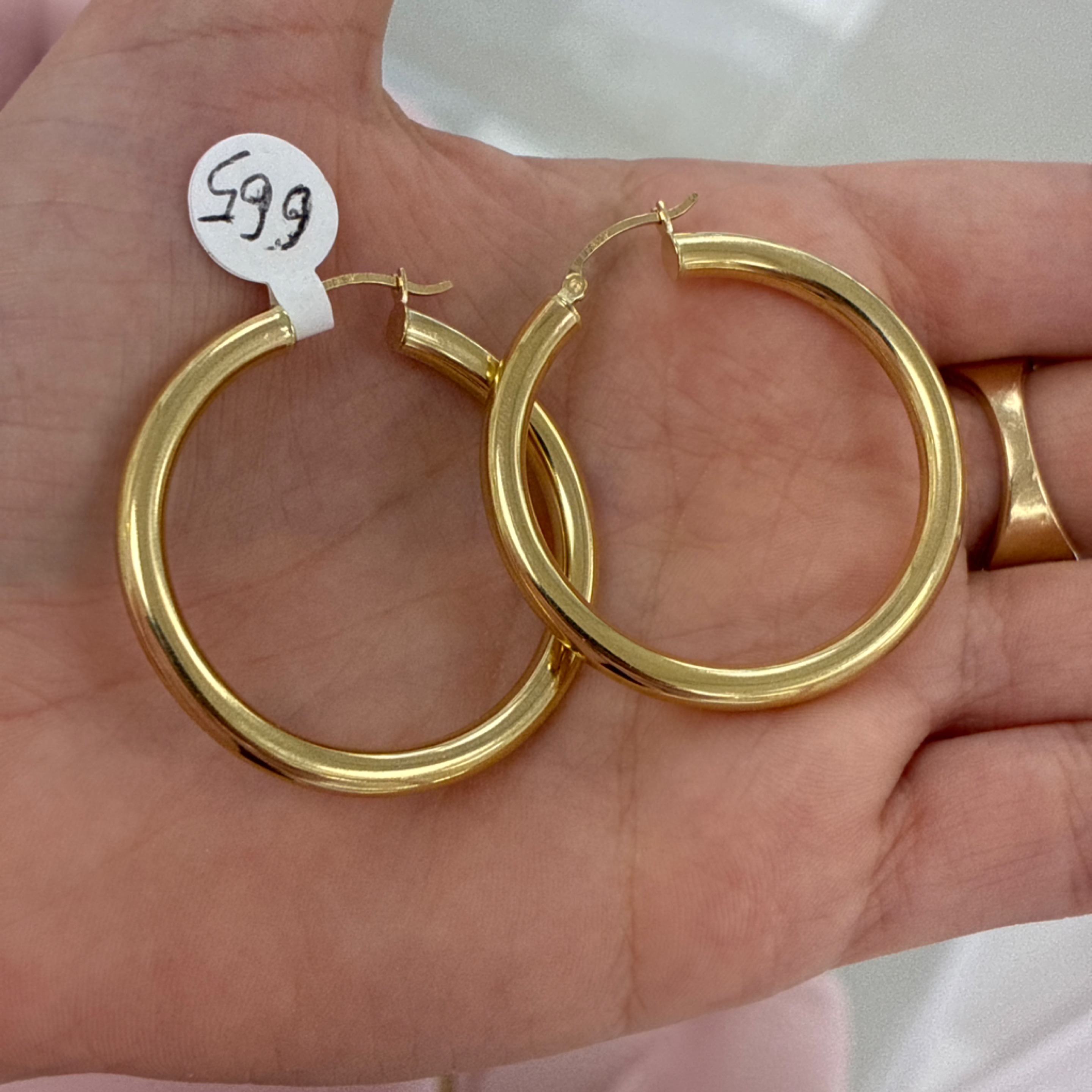 Plain thick rings 10KT