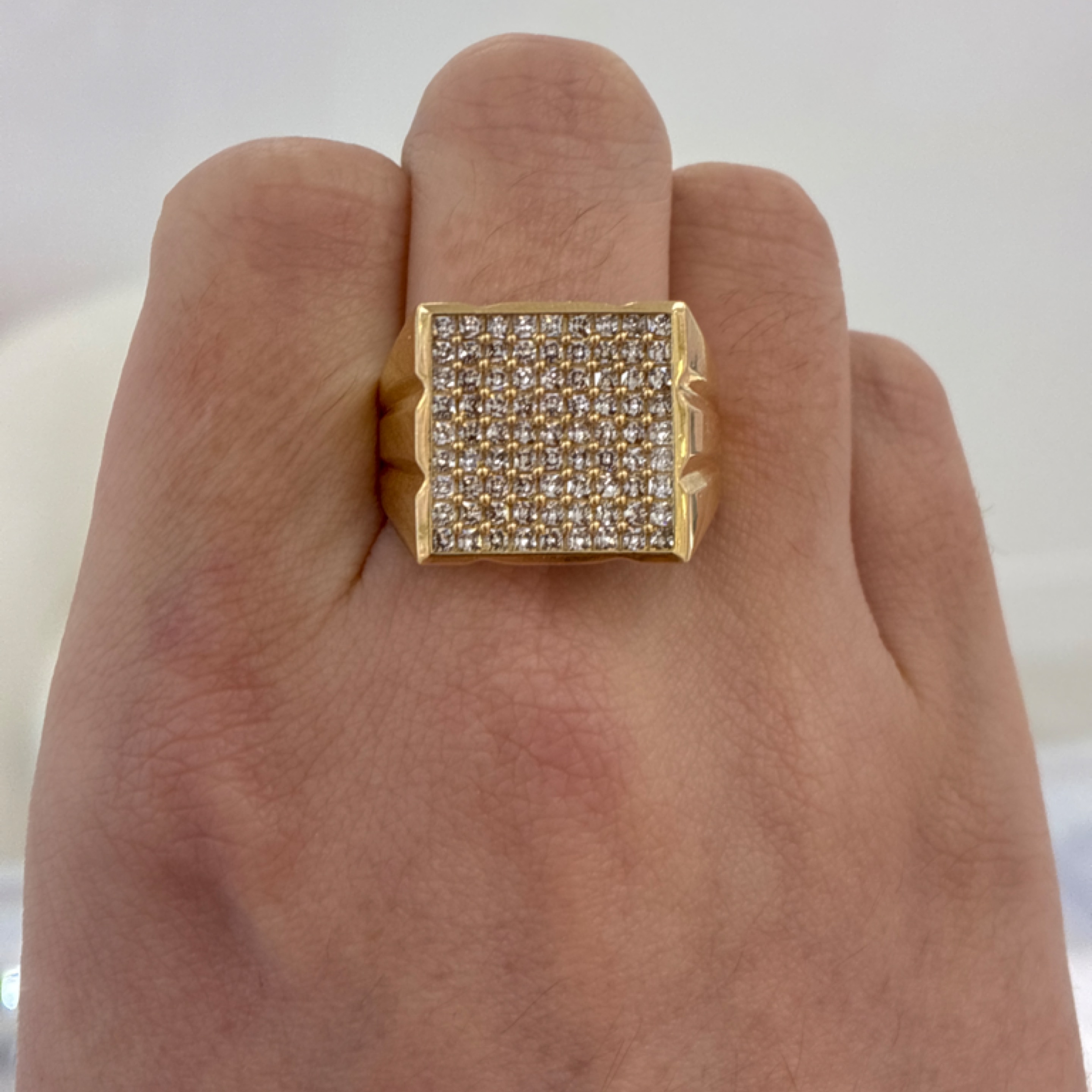 Square Ring men ZC 10KT