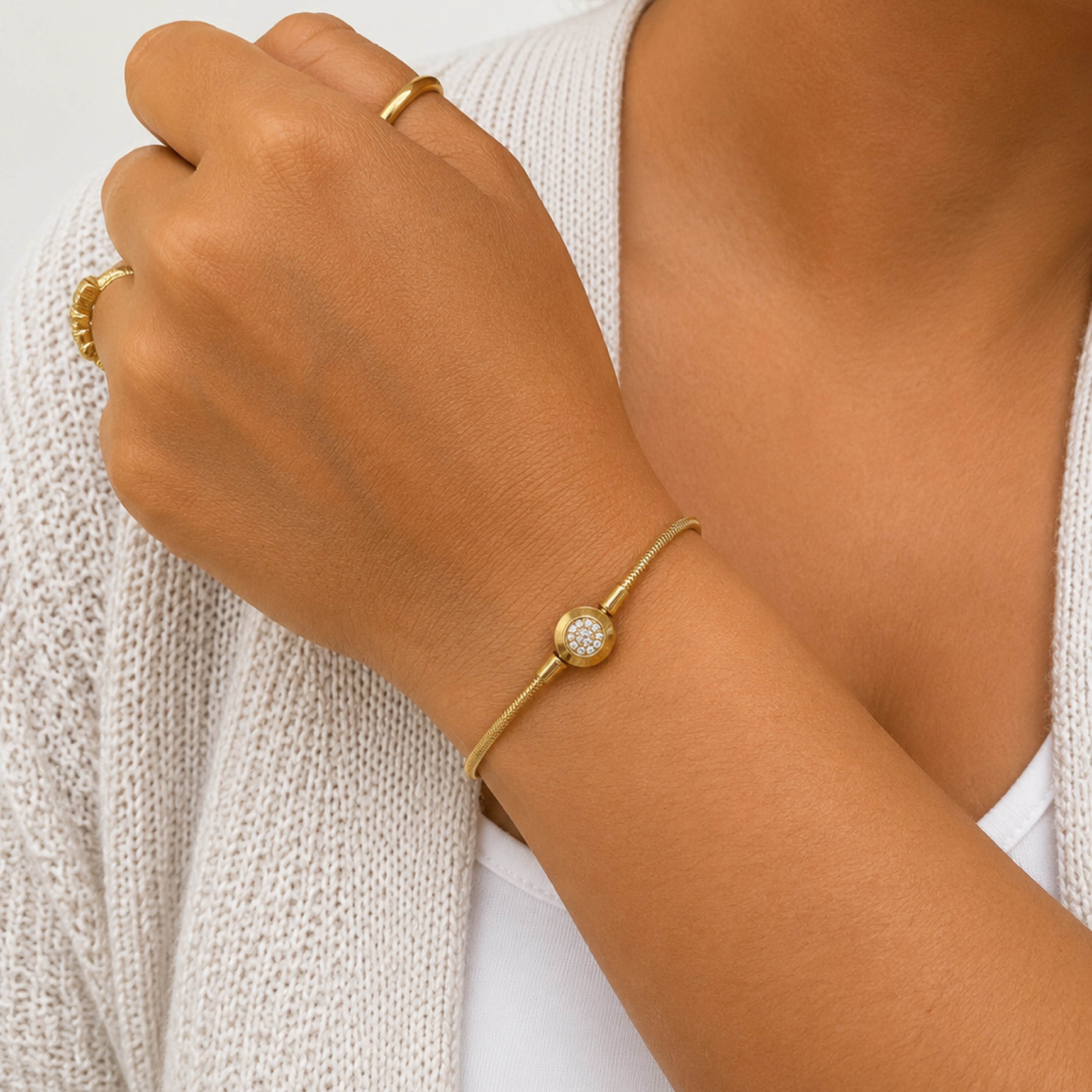 Pandra bracelet 7 1/2” 10KT