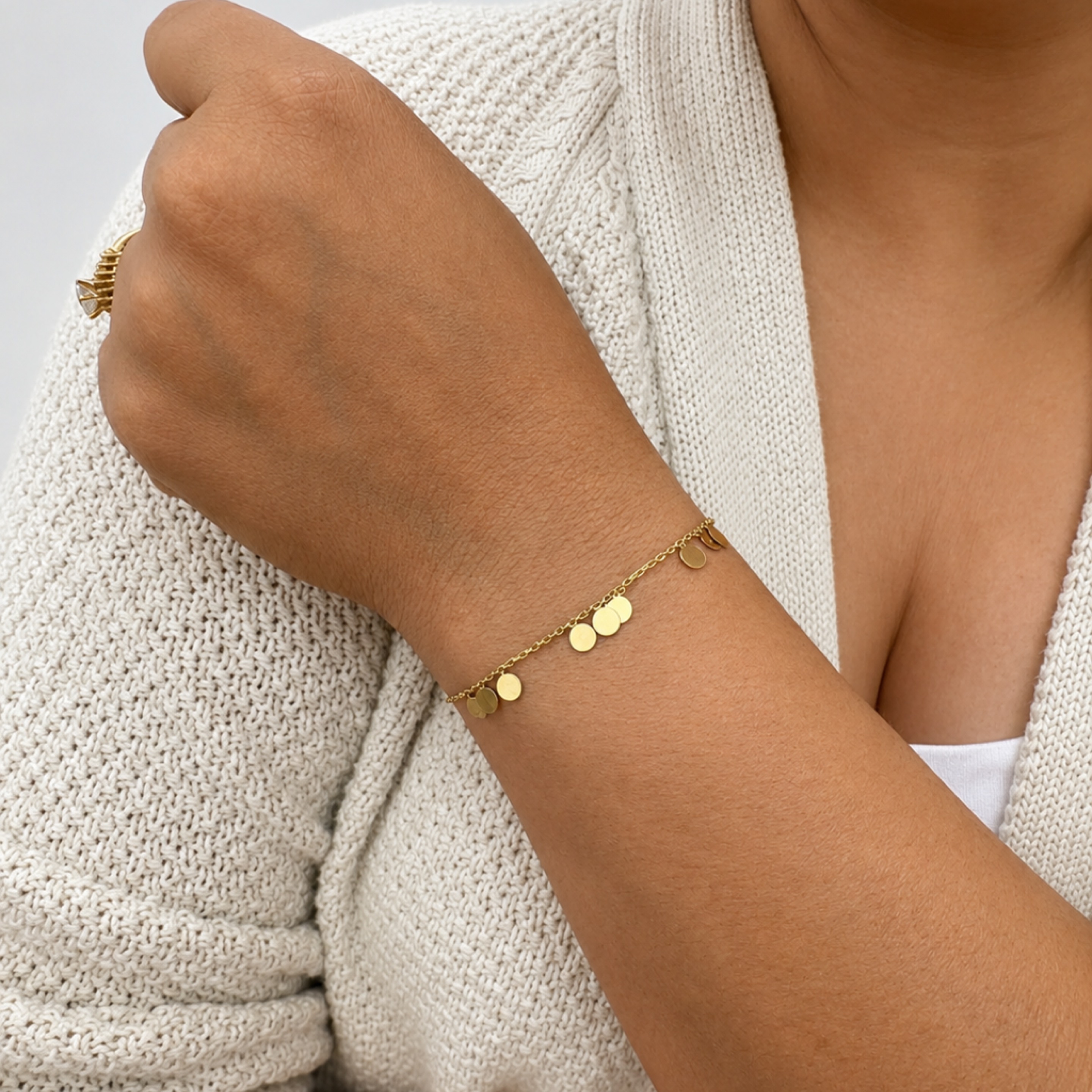  Bracelet with pendants 10KT