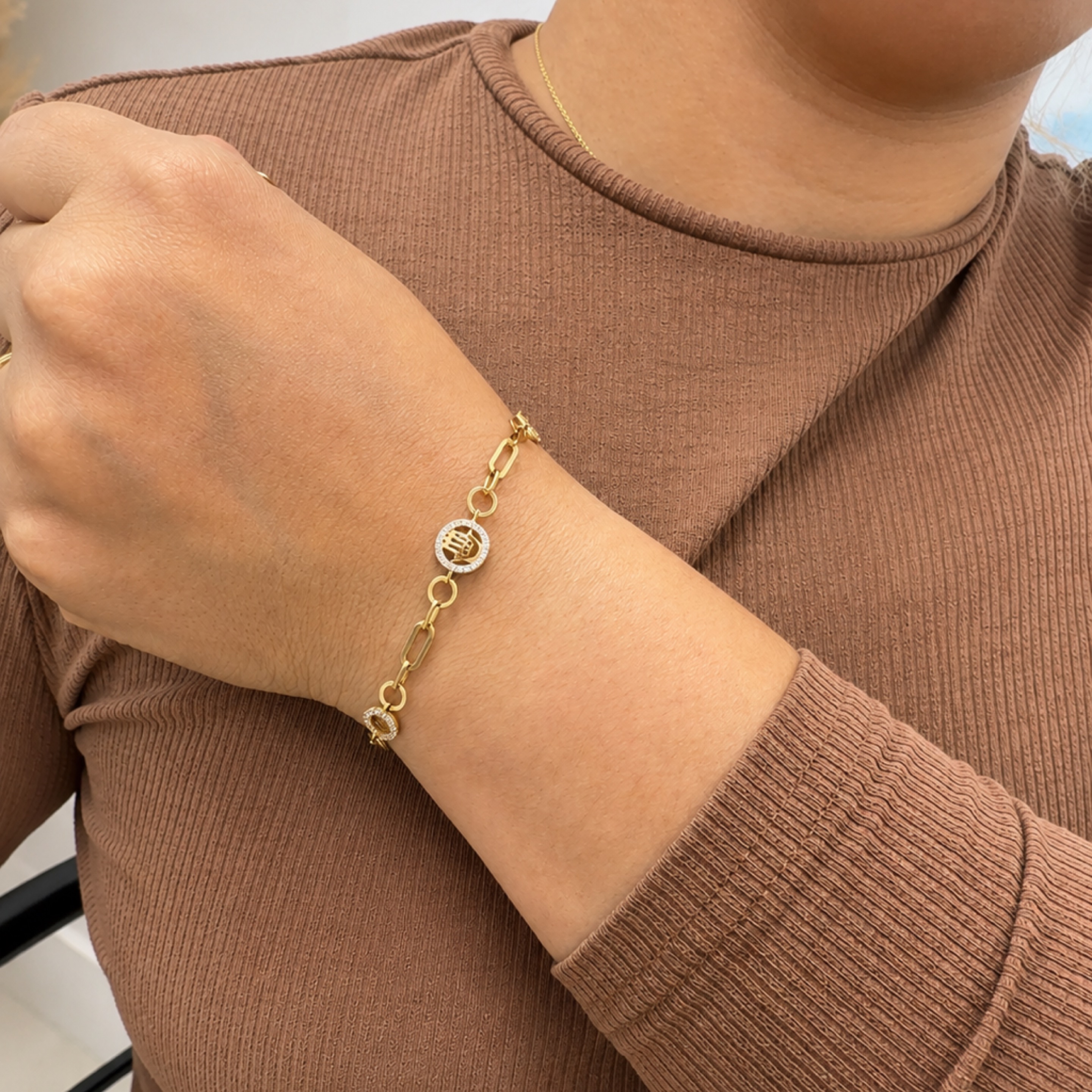 Fatima's hand bracelet 14KT
