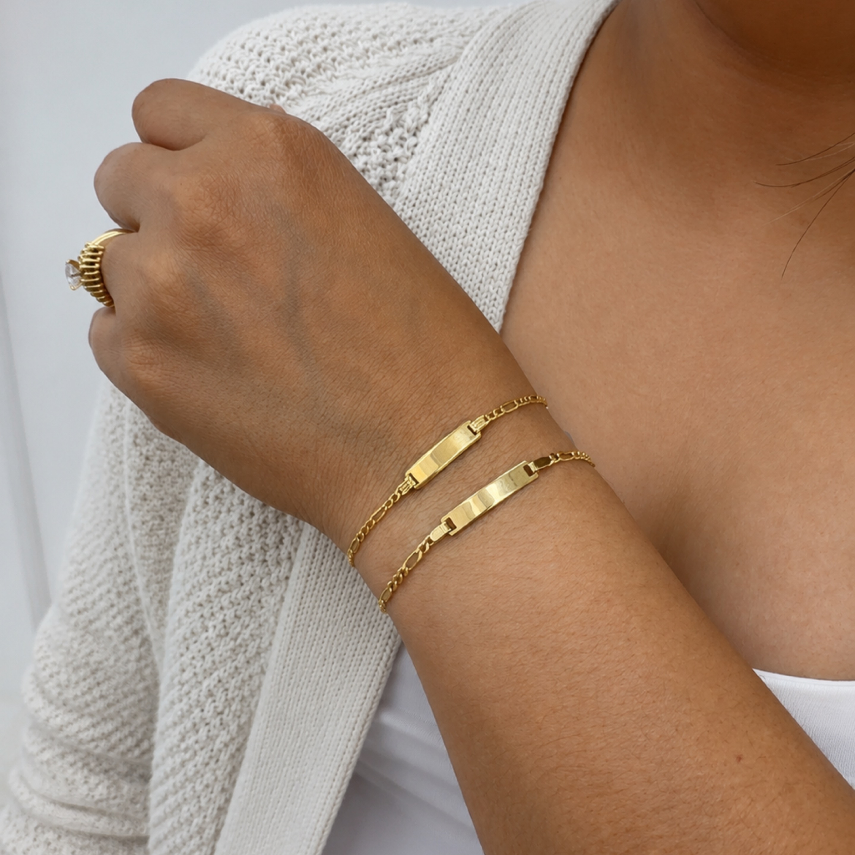 Fígaro babe bracelet 14KT