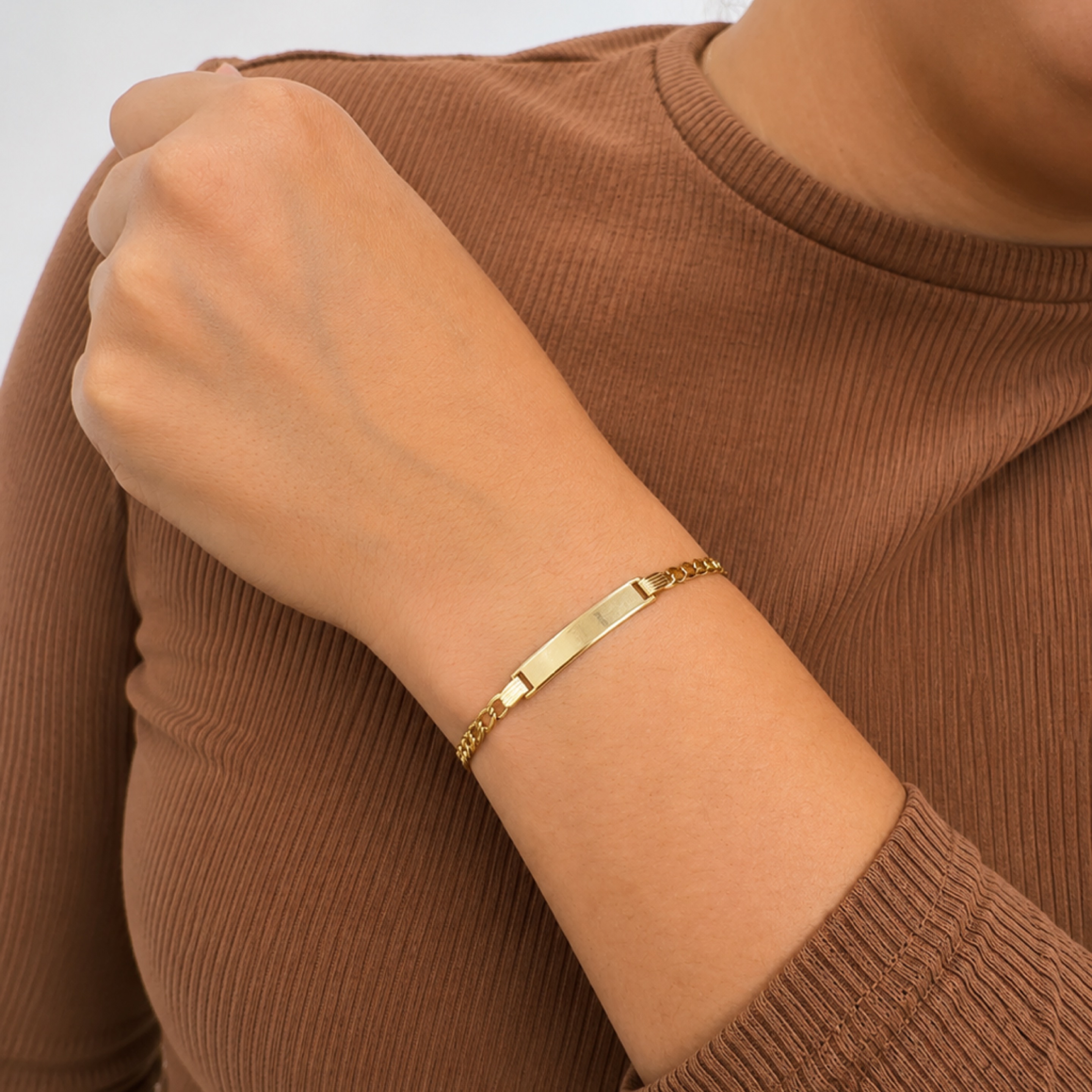 Corte de brillo baby bracelet 5mm 14KT