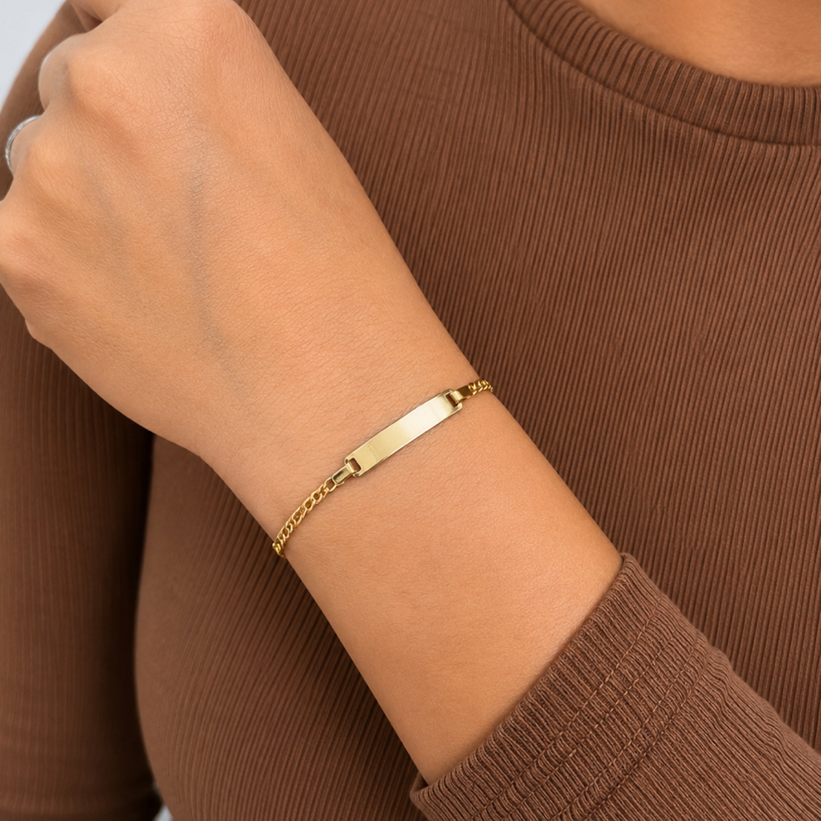 Egyptian style baby bracelet 14KT