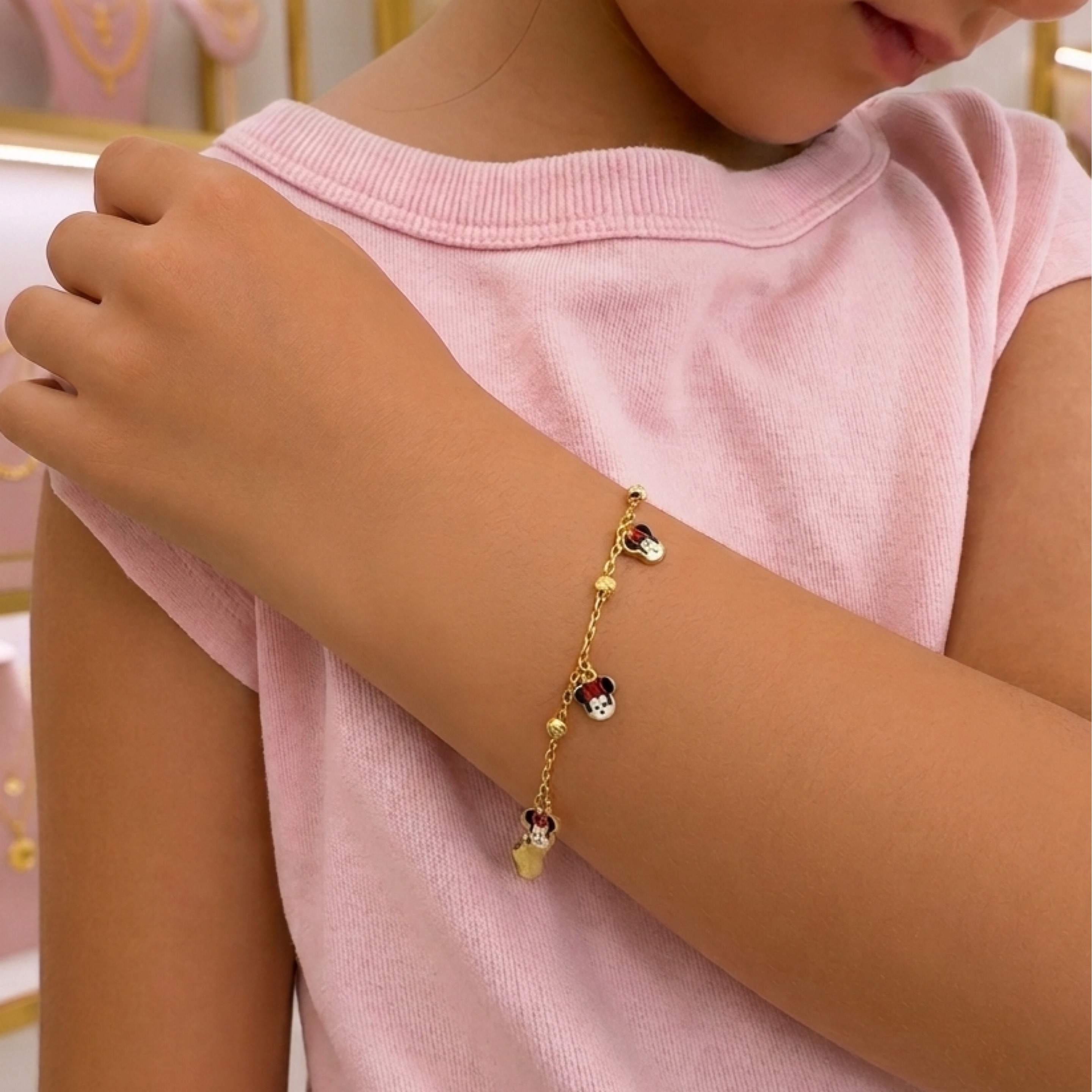 Mouse bracelet 14KT