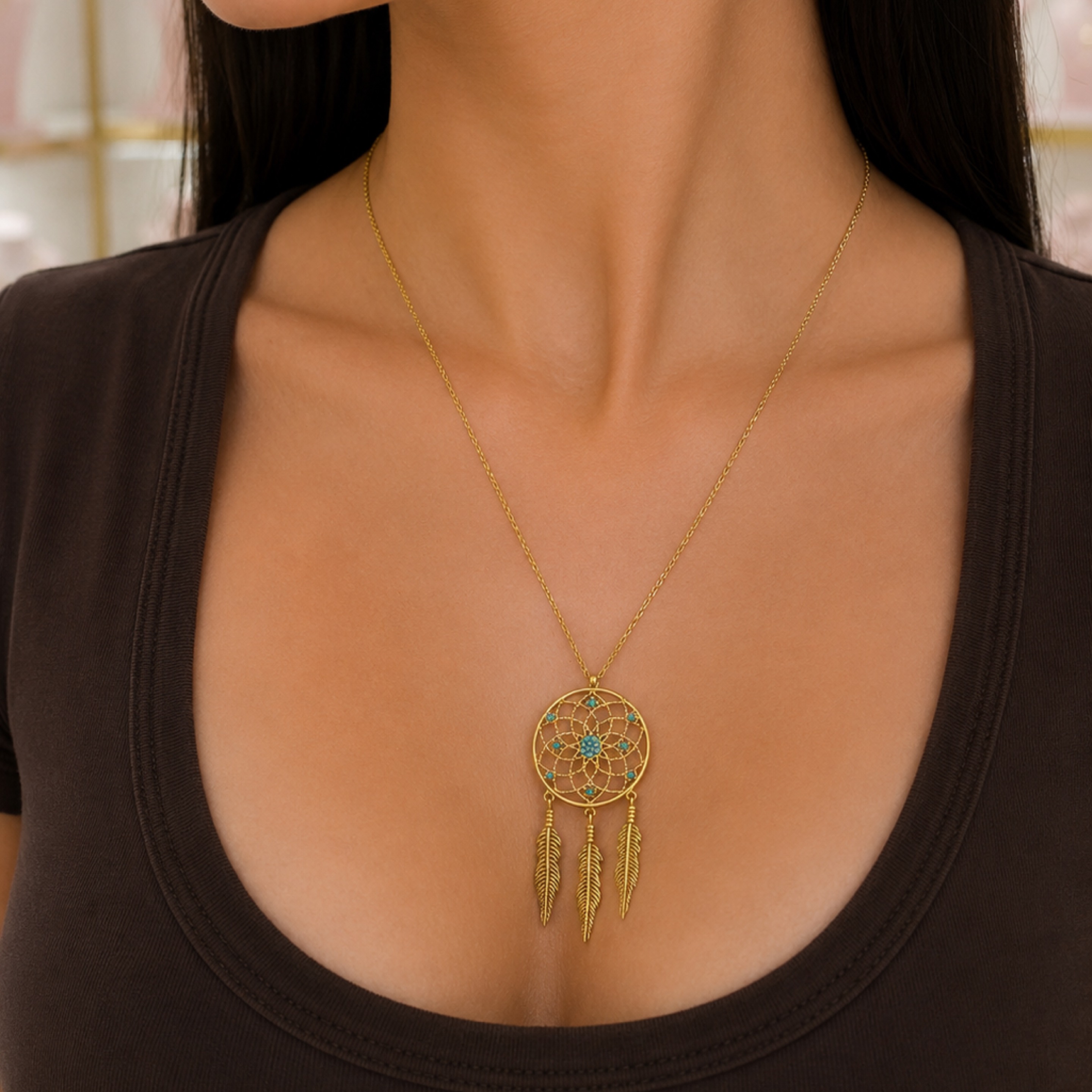 Dream catcher chain 10KT