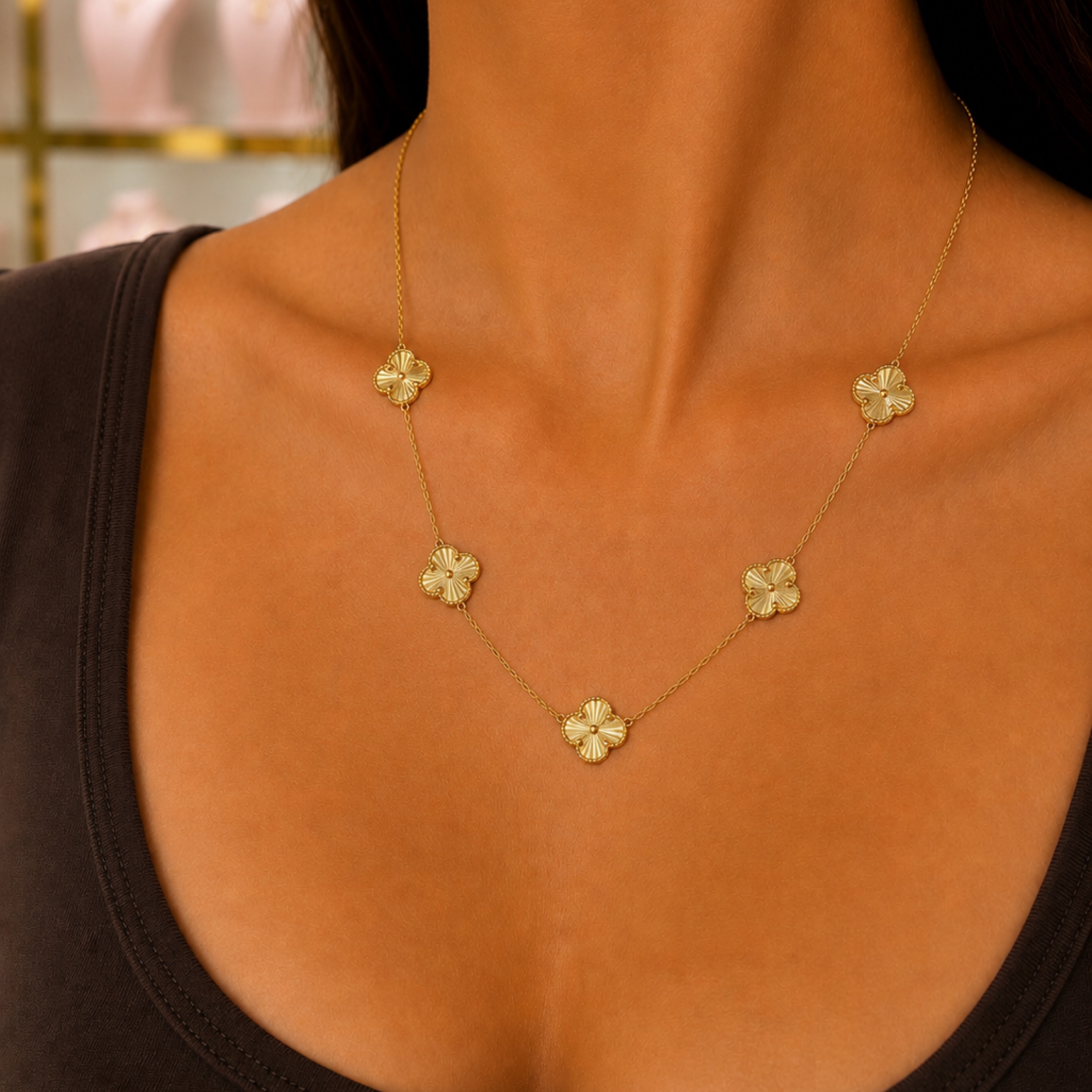Golden Flowers big chain 10KTT