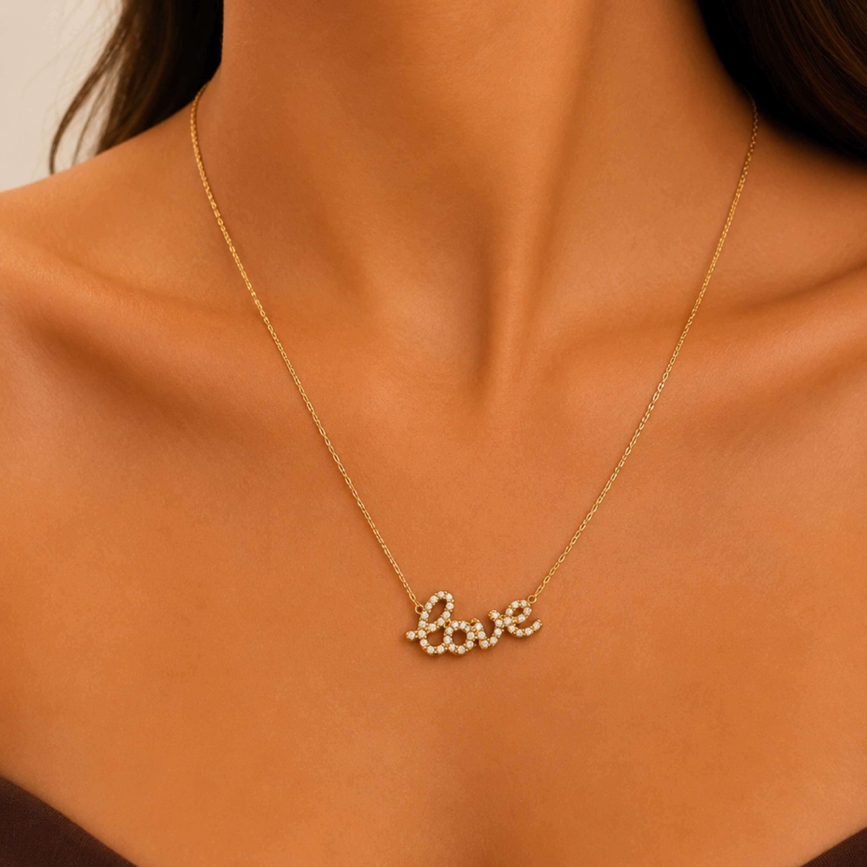 Love elegant chain Zc 14KT