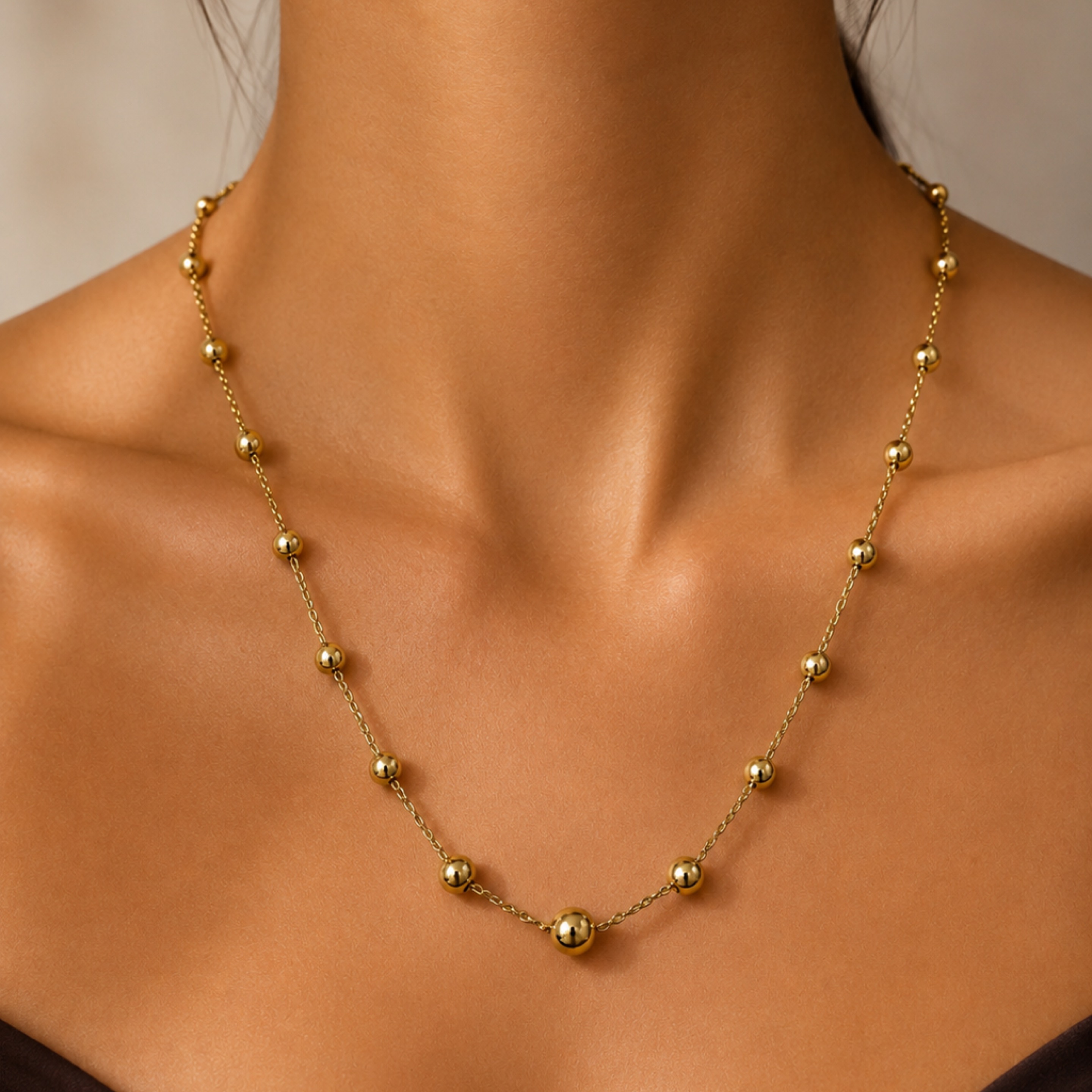 Elegant ball chain 14KT