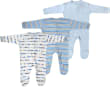 Littles by Shopper Baby Cotton Romper Pack of 3