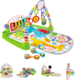 Fisher-Price Kick & Play Activity Gym Tummy Time Mat