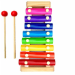Wooden Mini Xylophone for Babies and Toddlers - Rainbow Keys