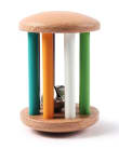 Babysafety Wooden Rattle with Natural Finish BIS Certified