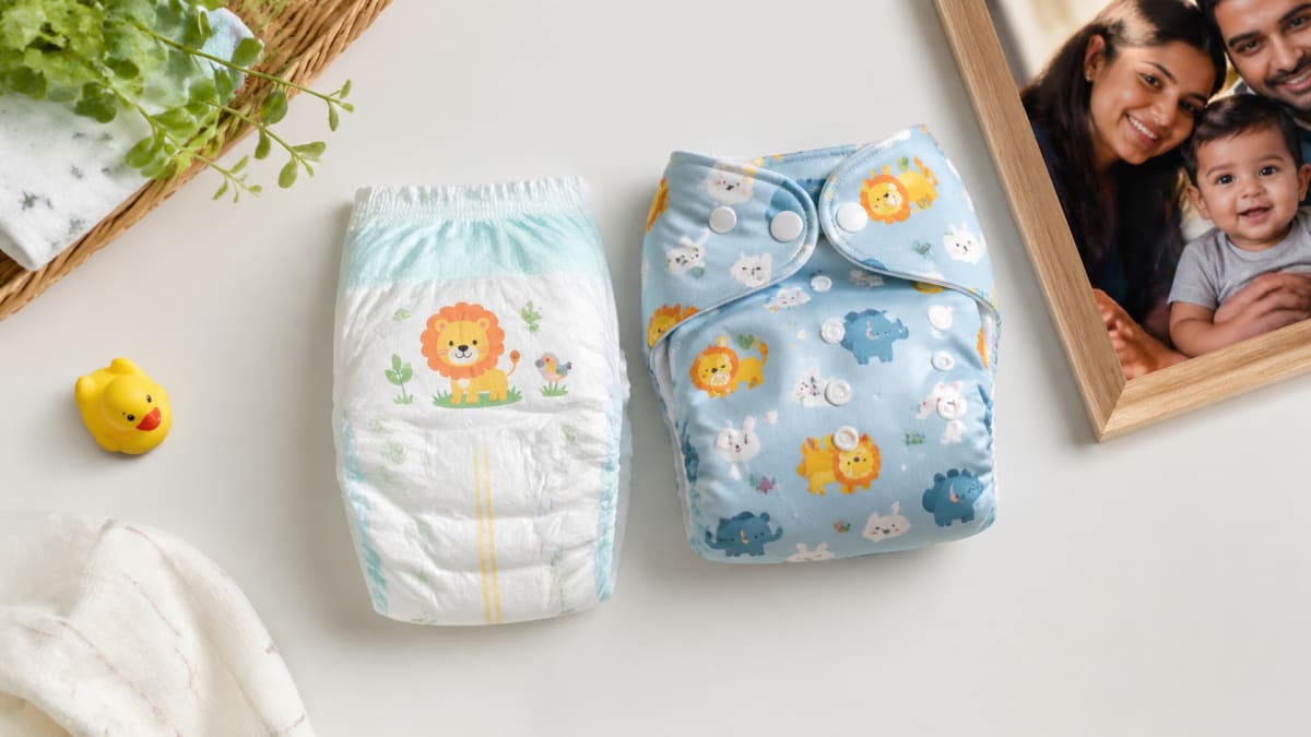 Cloth Diapers vs Disposable Diapers India: The Honest 2026 Comparison