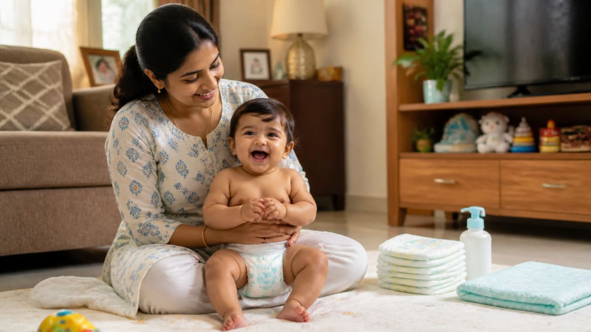 Baby Sweating in Diapers: Complete Summer Solution Guide for Indian Parents
