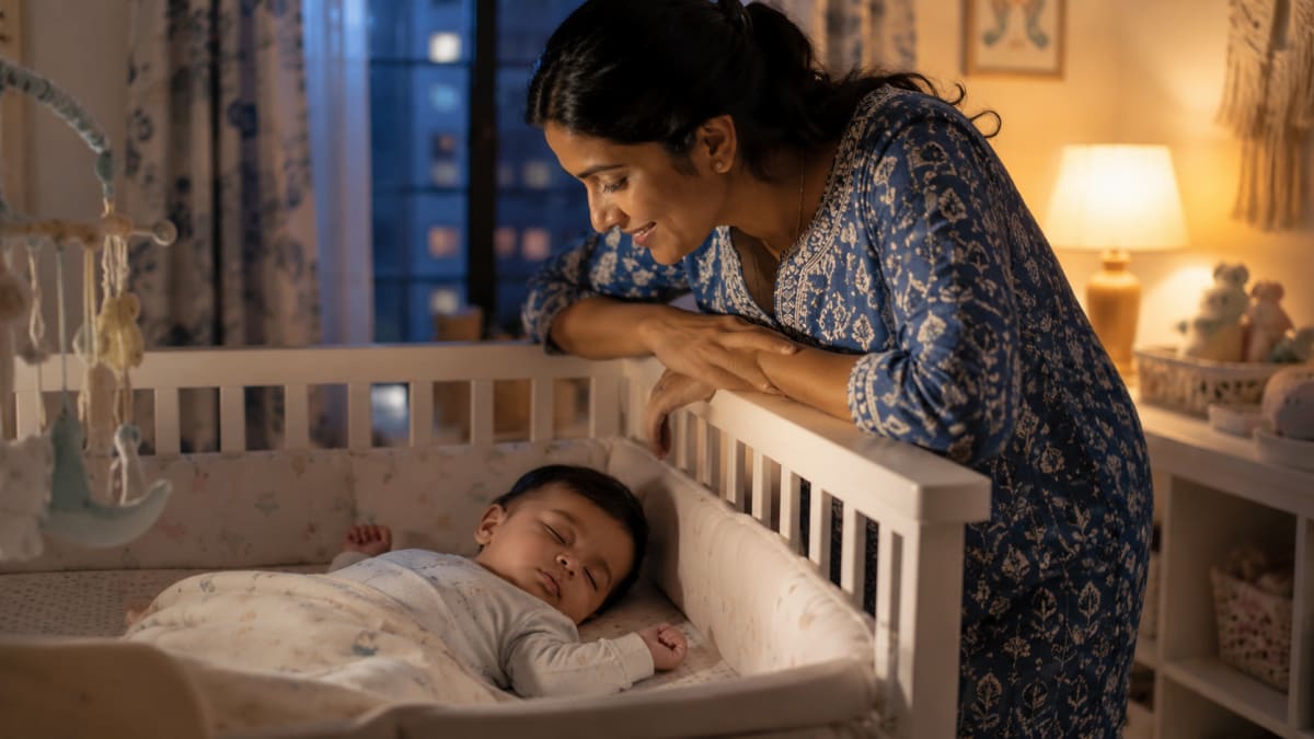 Baby Not Sleeping at Night in India: Cultural Solutions for Late Dinners, Visitors & Heat