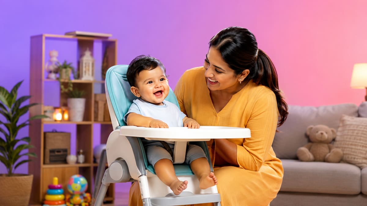 Best Foldable High Chair Under 5000 in India 2026: Top 4 Space-Saving Picks Compared