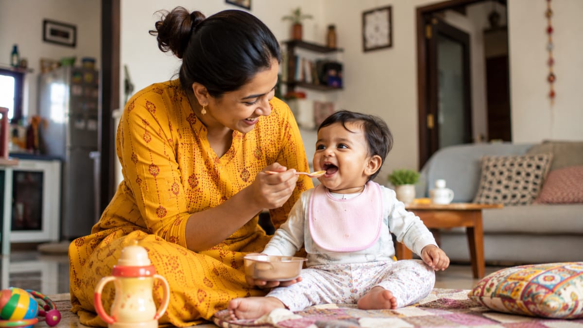 Spinach Khichdi for 9-Month-Old Baby: Pressure Cooker Recipe (15 Minutes) with Nutrition Guide