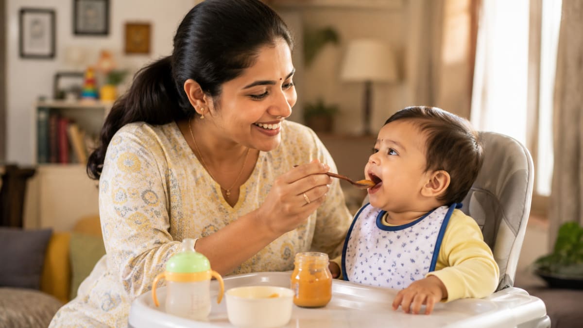 Toor Dal Khichdi for 9-Month Babies: Complete Recipe with Pressure Cooker Timing (2026)