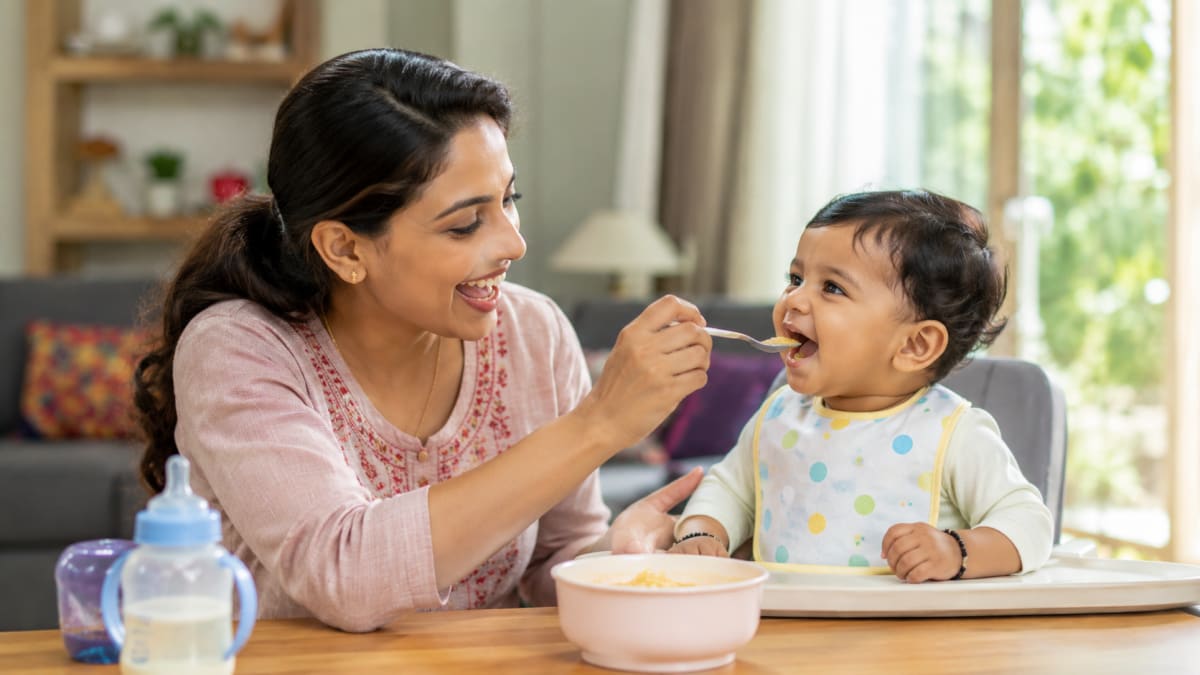 Turai Dal Khichdi for 10-11 Month Babies: Pressure Cooker Recipe with Nutritional Benefits