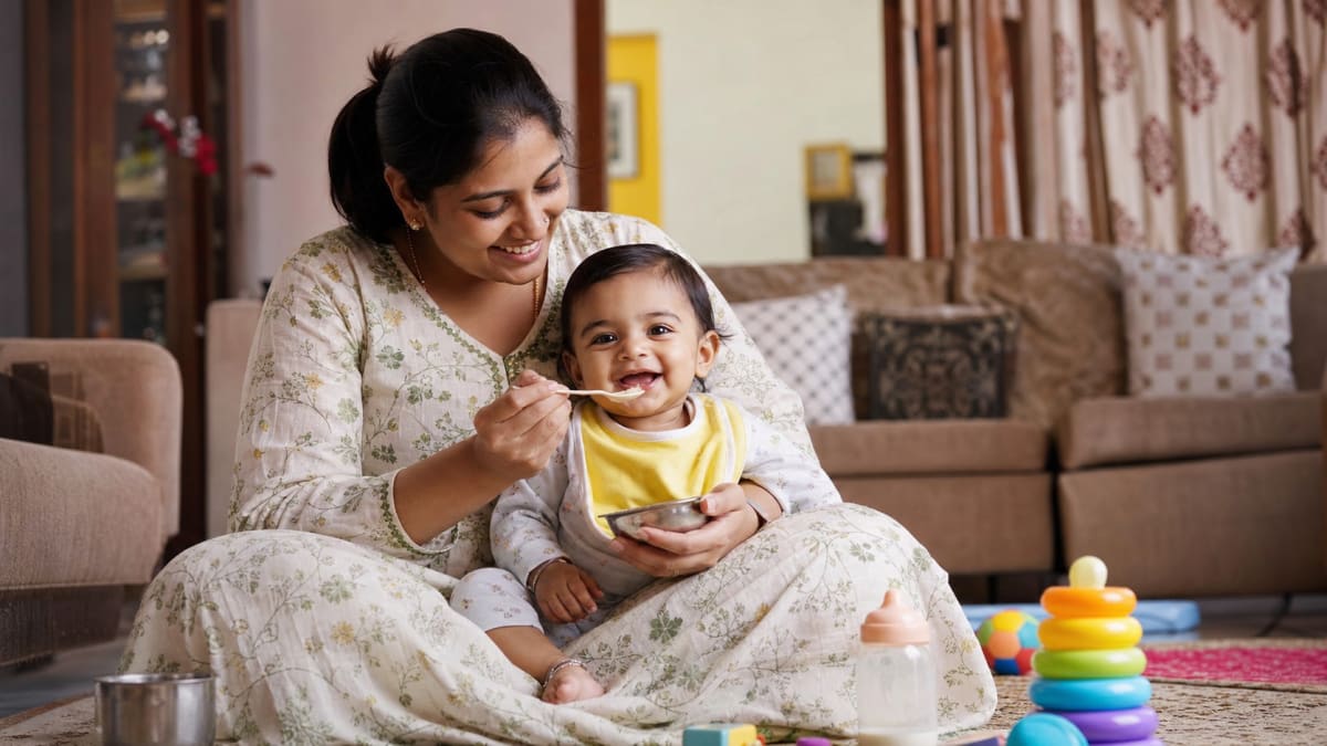 Moong Dal Khichdi for 8-Month-Old Babies: Pressure-Cooker Recipe & Nutrition Guide 2026