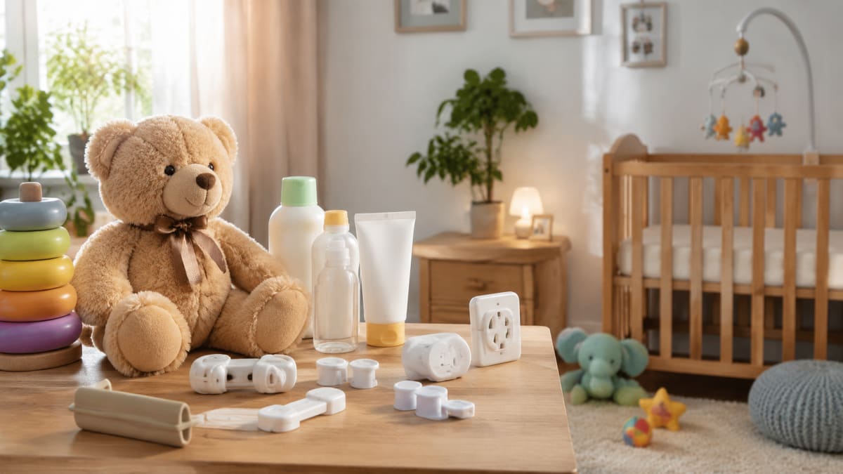Baby Proofing Rented Flats Without Drilling: Adhesive Locks, Pressure Gates & More (8-18 Months)