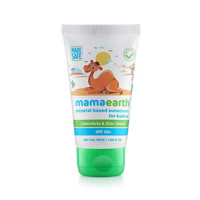 Mamaearth Mineral Based Sunscreen for Babies SPF 20+ — buy on Amazon India
