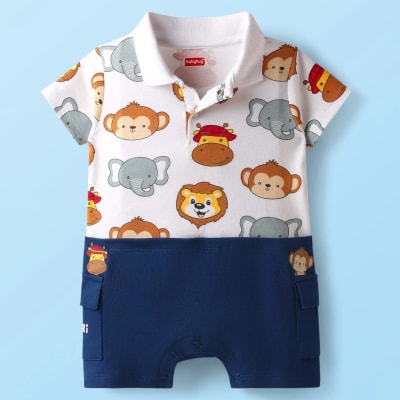 FirstCry Premium Cotton Rompers for Baby (Pack of 3, 0-6 Months) — buy on Amazon India