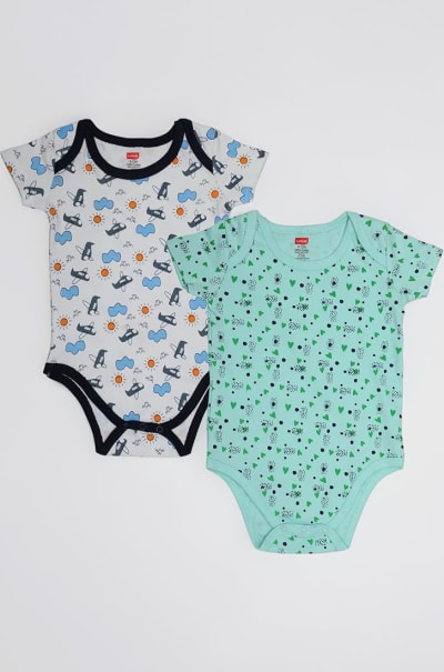 LuvLap Premium Baby Rompers 100% Cotton (Pack of 5, Multi-Color, 0-6 Months) — buy on Amazon India