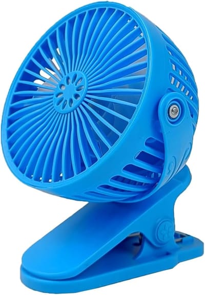 Chicco Portable Travel Fan Rechargeable Clip-On with 3 Speed Settings — buy on Amazon India